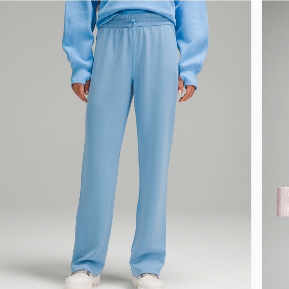 lululemon athletica Straight Leg Pants in Light Blue
